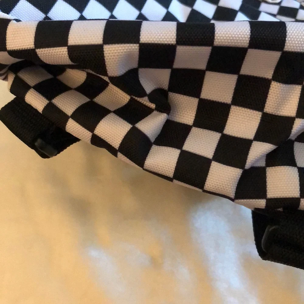 Vans Got This Mini Nylon Backpack Black & White Checkered Print NWT